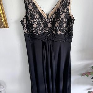 Black evening dress